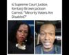 DEI disgrace, Ketanji Brown Jackson believes that being Black is a disability.